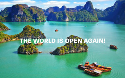 THE WORLD IS OPEN AGAIN!